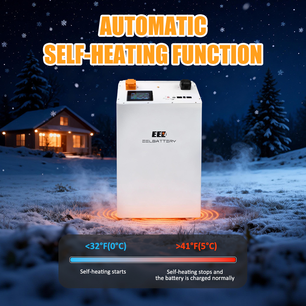 EEL 48V Vertical V3 Battery Pack 17kwh with 200A