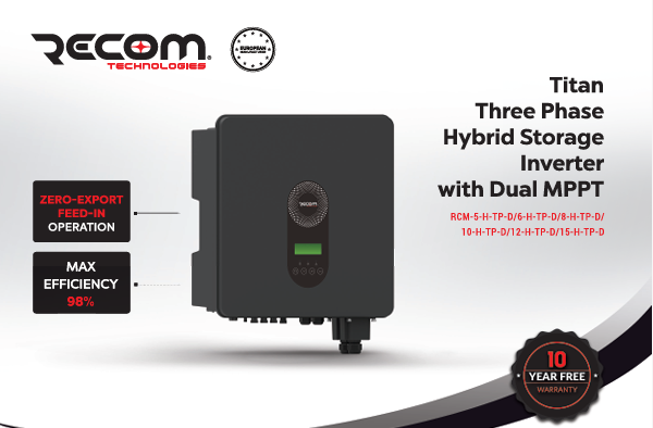 RECOM 15KW 3P HYB INVERTER